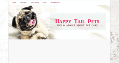 Desktop Screenshot of happytailpets.com